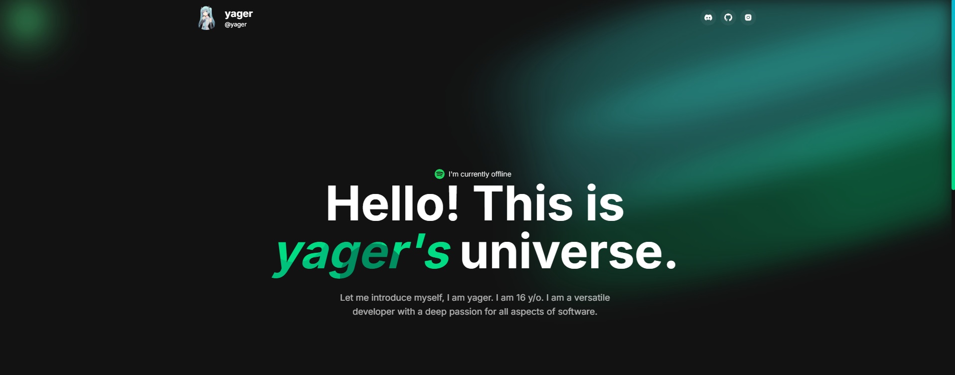 Aslanım'ın Portfolio Sitesi